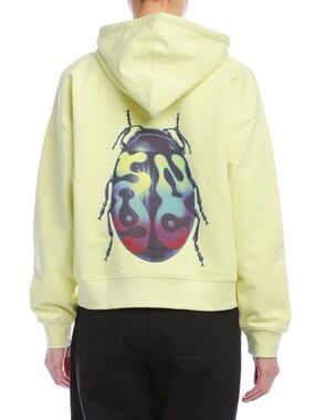 Saturdays NYC Hoodie with Multicolor Beetle Graphic